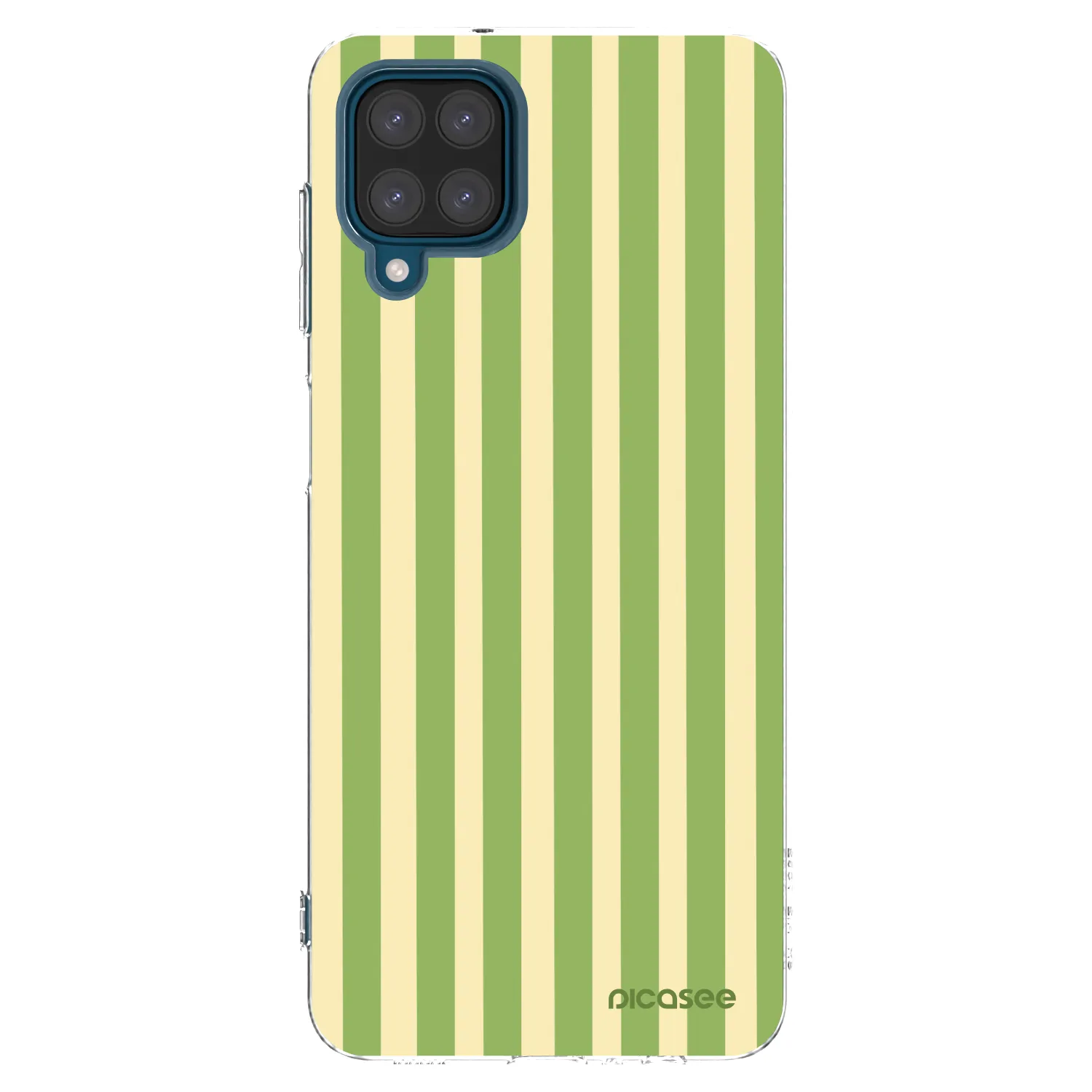 Picasee silikonska prozirna maskica za Samsung Galaxy A12 A125F - Lines Matcha