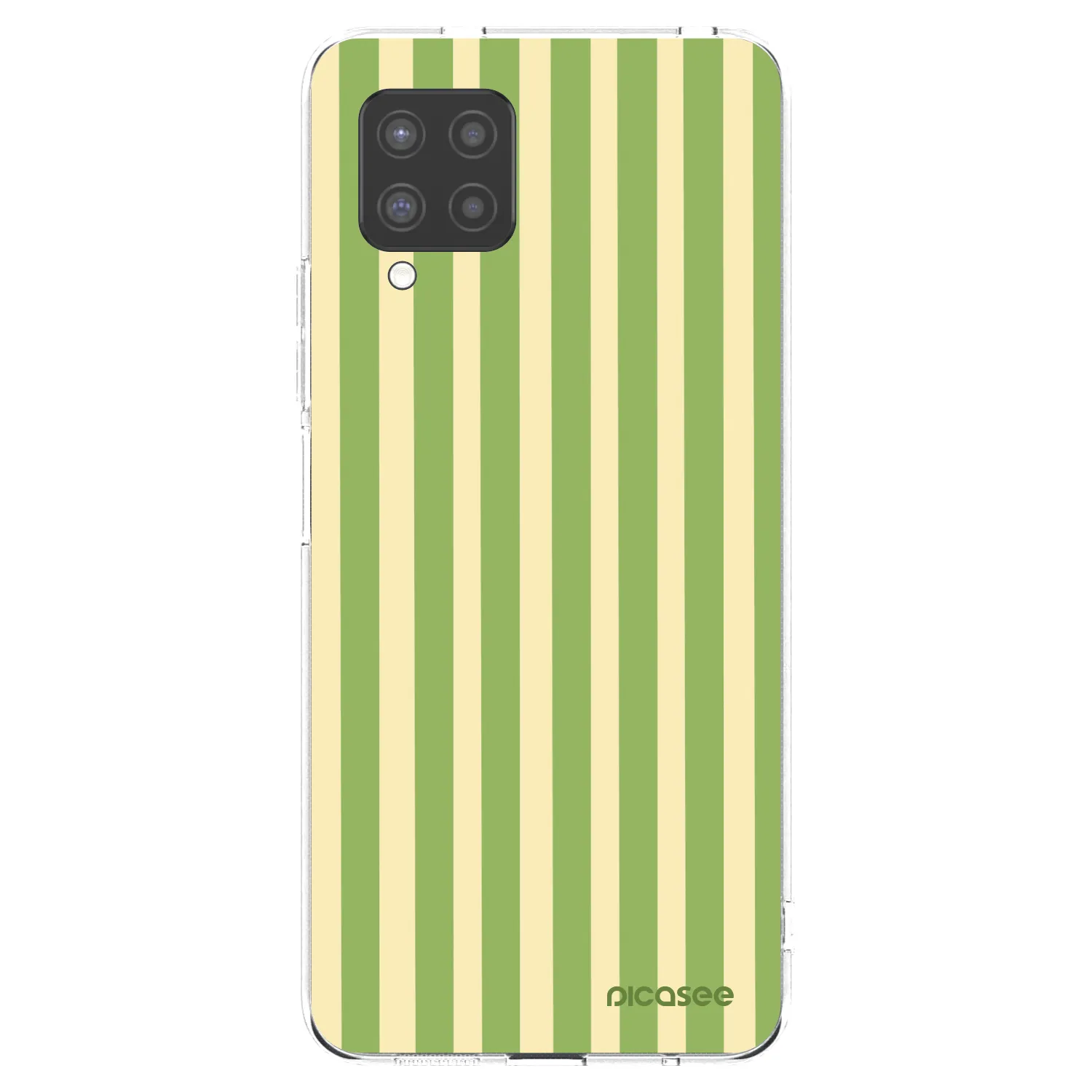 Picasee silikonska prozirna maskica za Samsung Galaxy A42 A426B - Lines Matcha