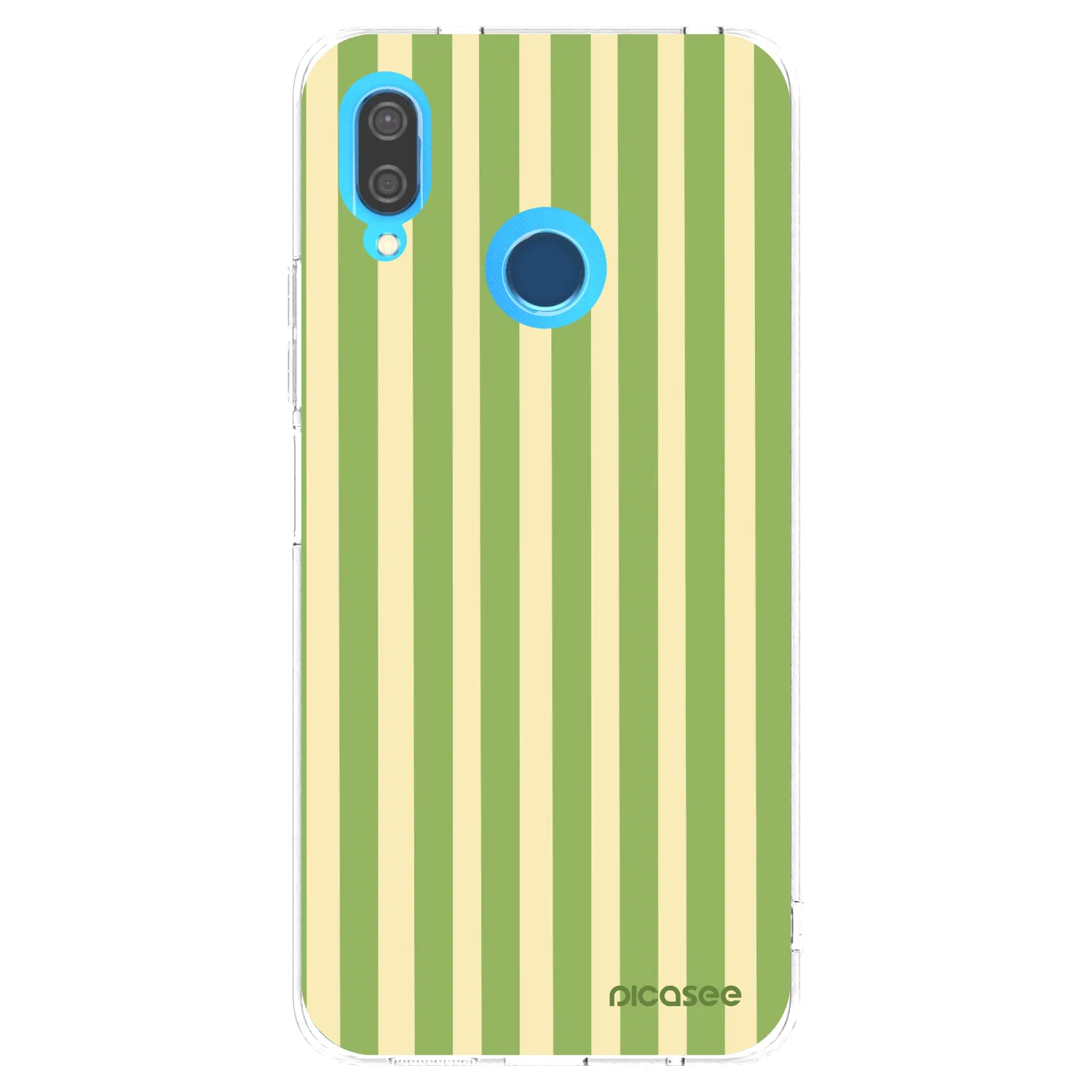 Picasee silikonska prozirna maskica za Huawei P20 Lite - Lines Matcha
