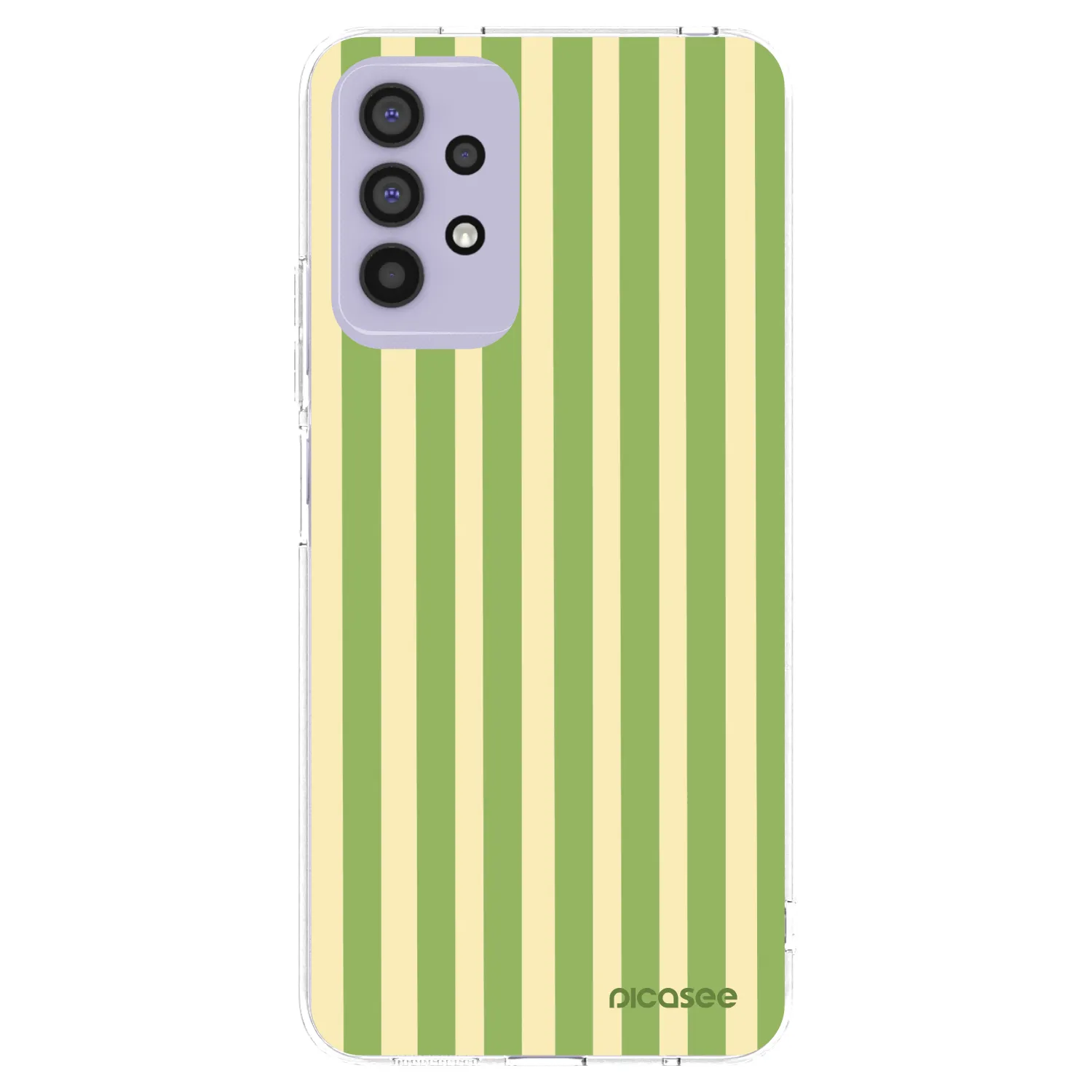 Picasee silikonska prozirna maskica za Samsung Galaxy A32 4G SM-A325F - Lines Matcha