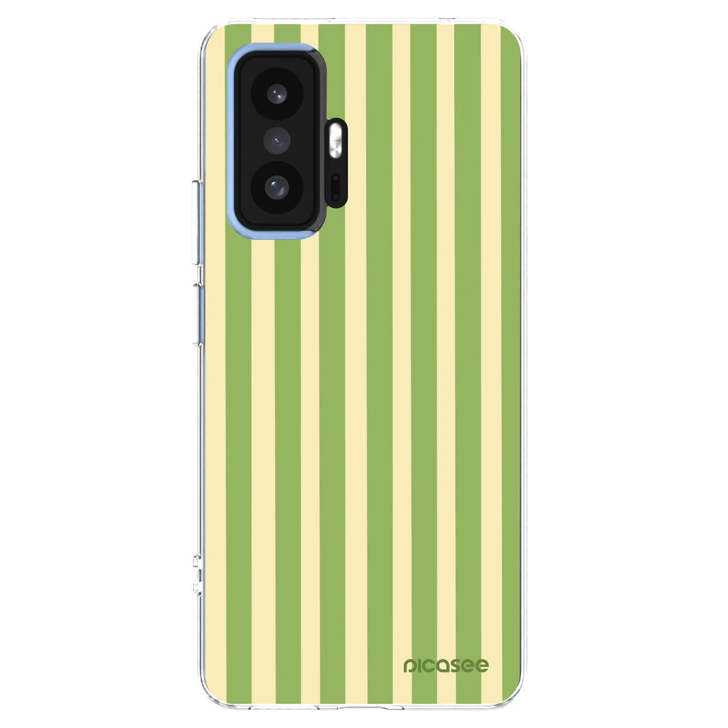 Picasee silikonska prozirna maskica za Xiaomi 11T Pro - Lines Matcha