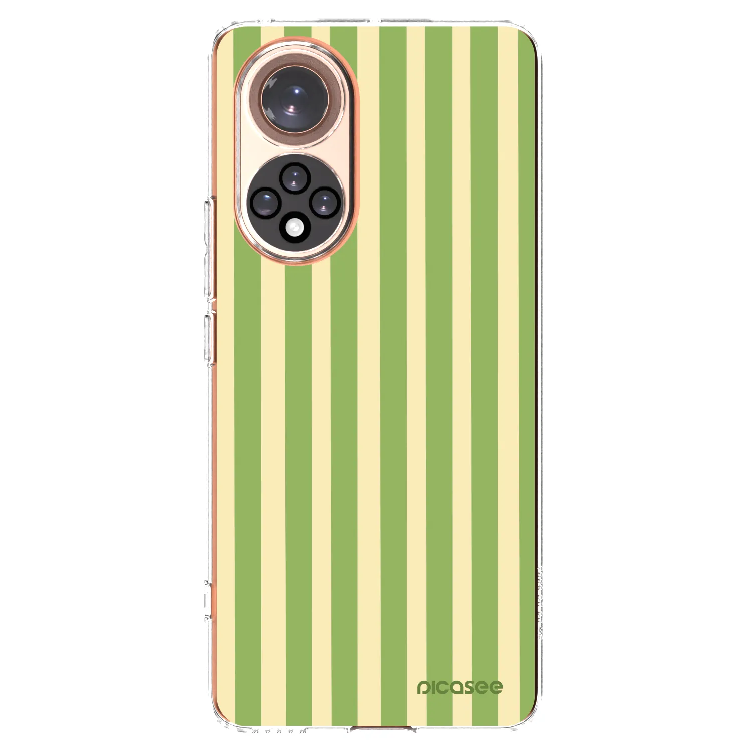 Picasee silikonska prozirna maskica za Honor 50 5G - Lines Matcha