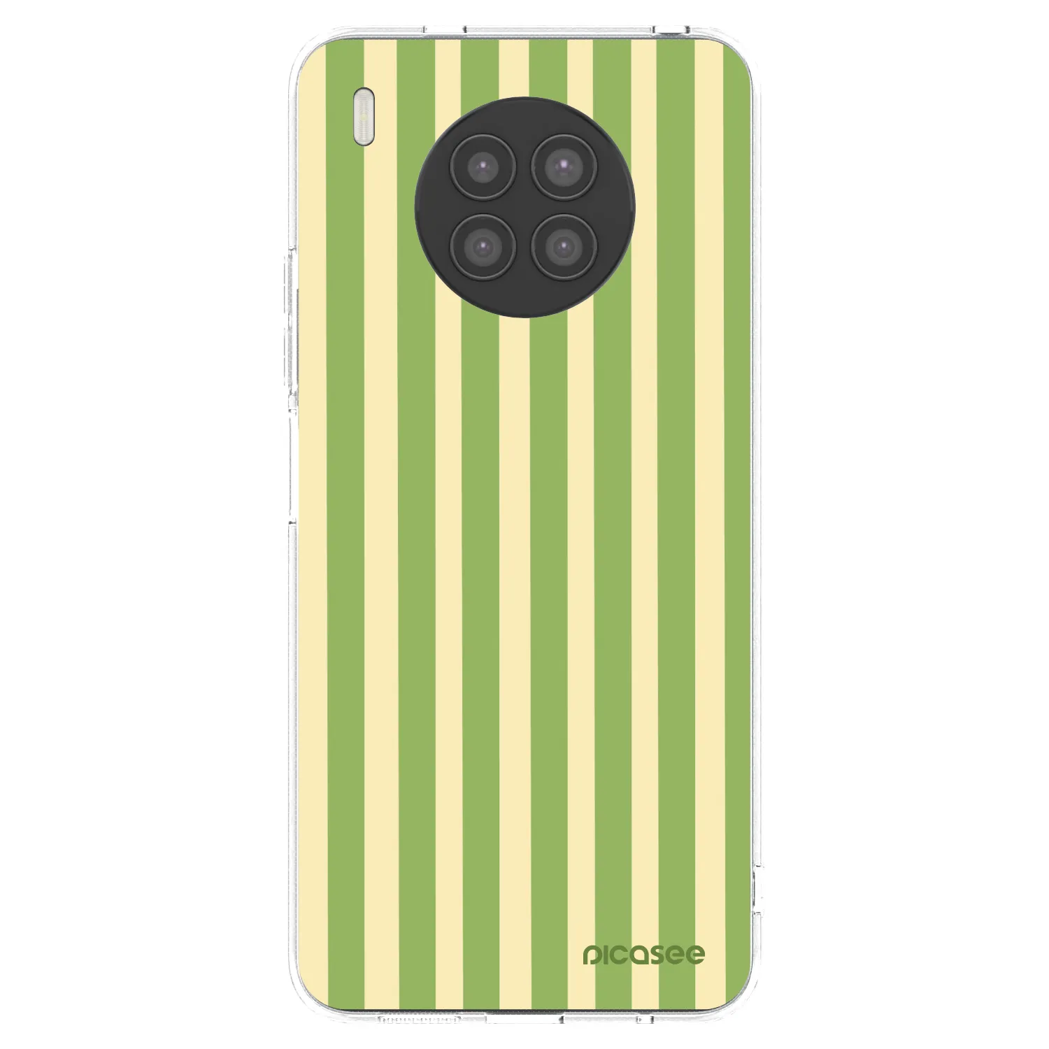 Picasee silikonska prozirna maskica za Huawei Nova 8i - Lines Matcha