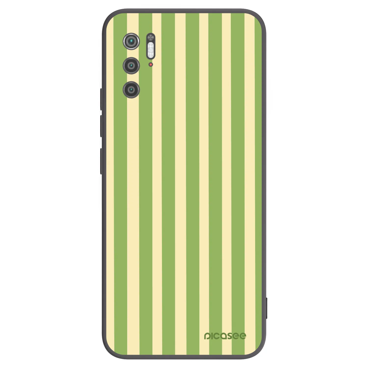 Picasee crna silikonska maskica za Xiaomi Poco M3 Pro 5G - Lines Matcha