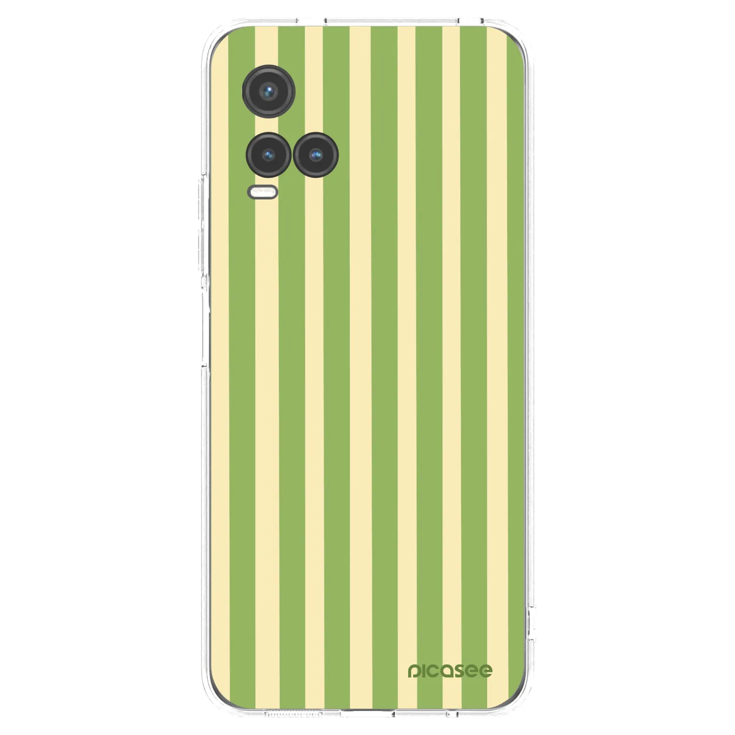 Picasee silikonska prozirna maskica za Vivo Y33s - Lines Matcha