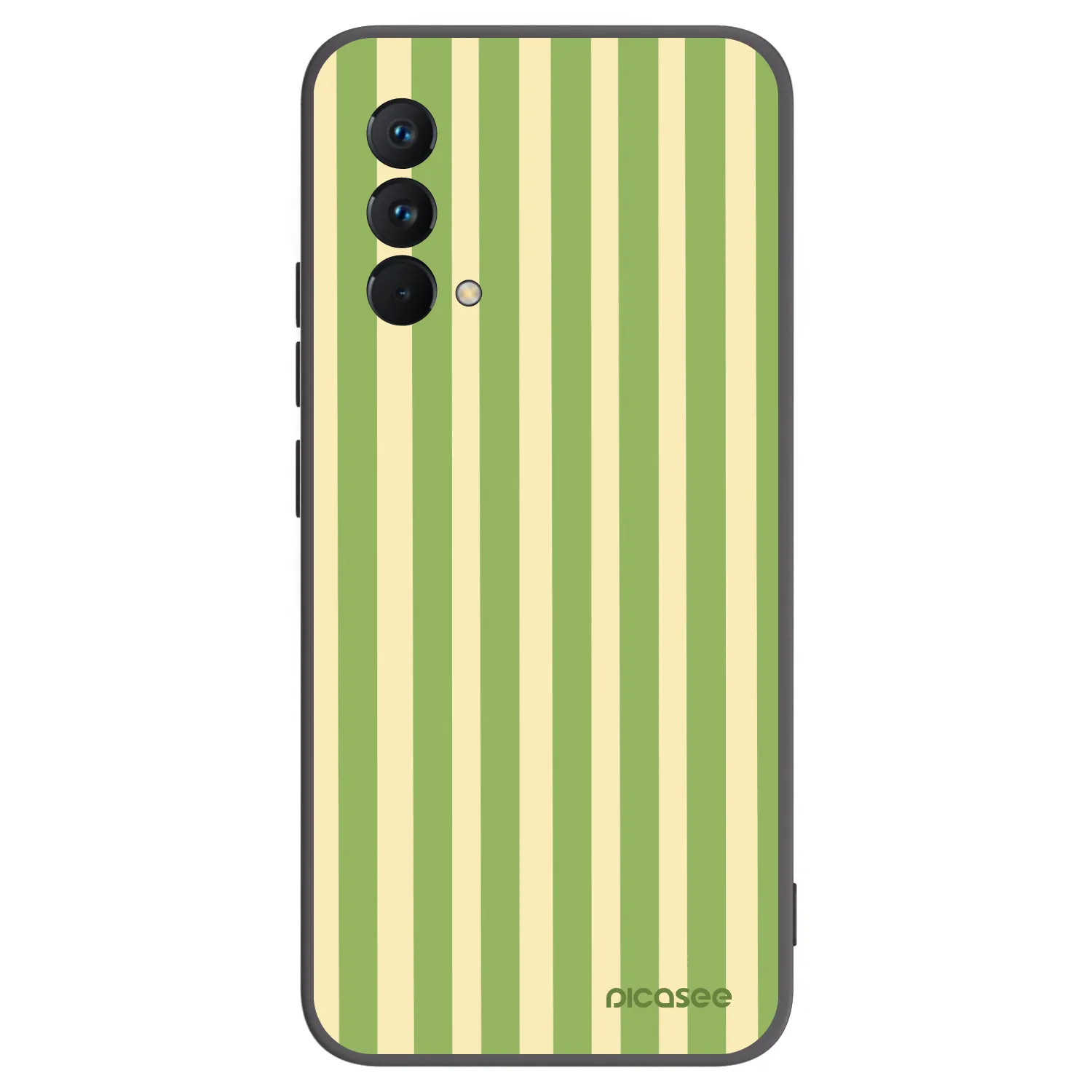 Picasee crna silikonska maskica za Realme GT Master Edition 5G - Lines Matcha