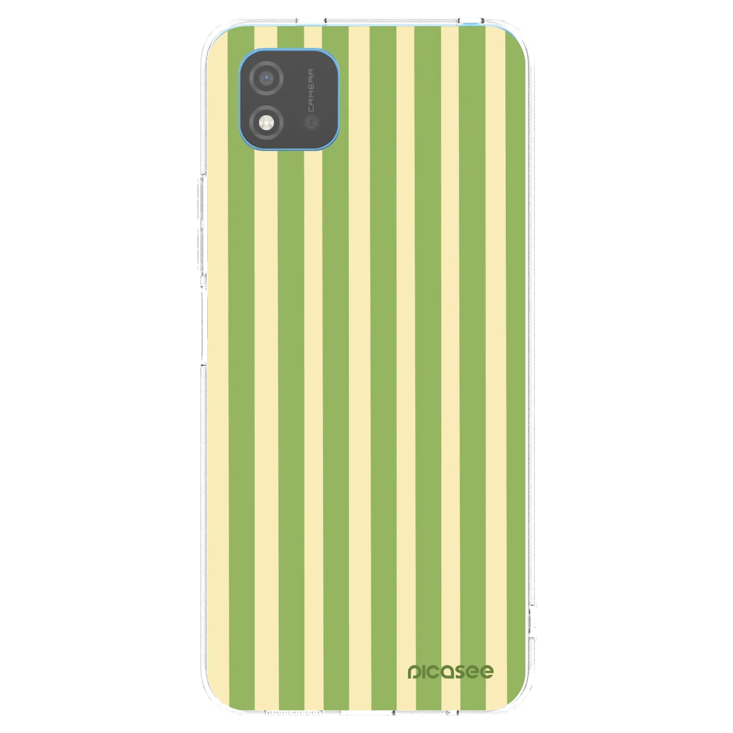 Picasee silikonska prozirna maskica za Realme C11 (2021) - Lines Matcha