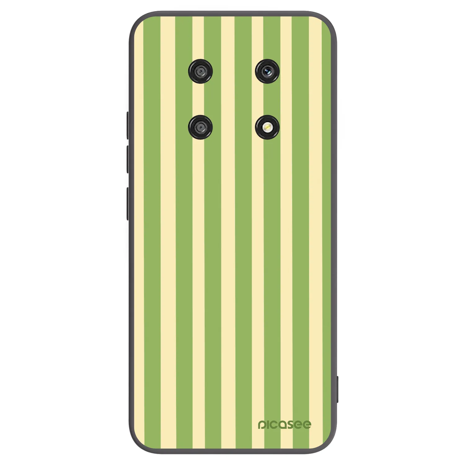 Picasee crna silikonska maskica za Honor Magic4 Lite 5G - Lines Matcha