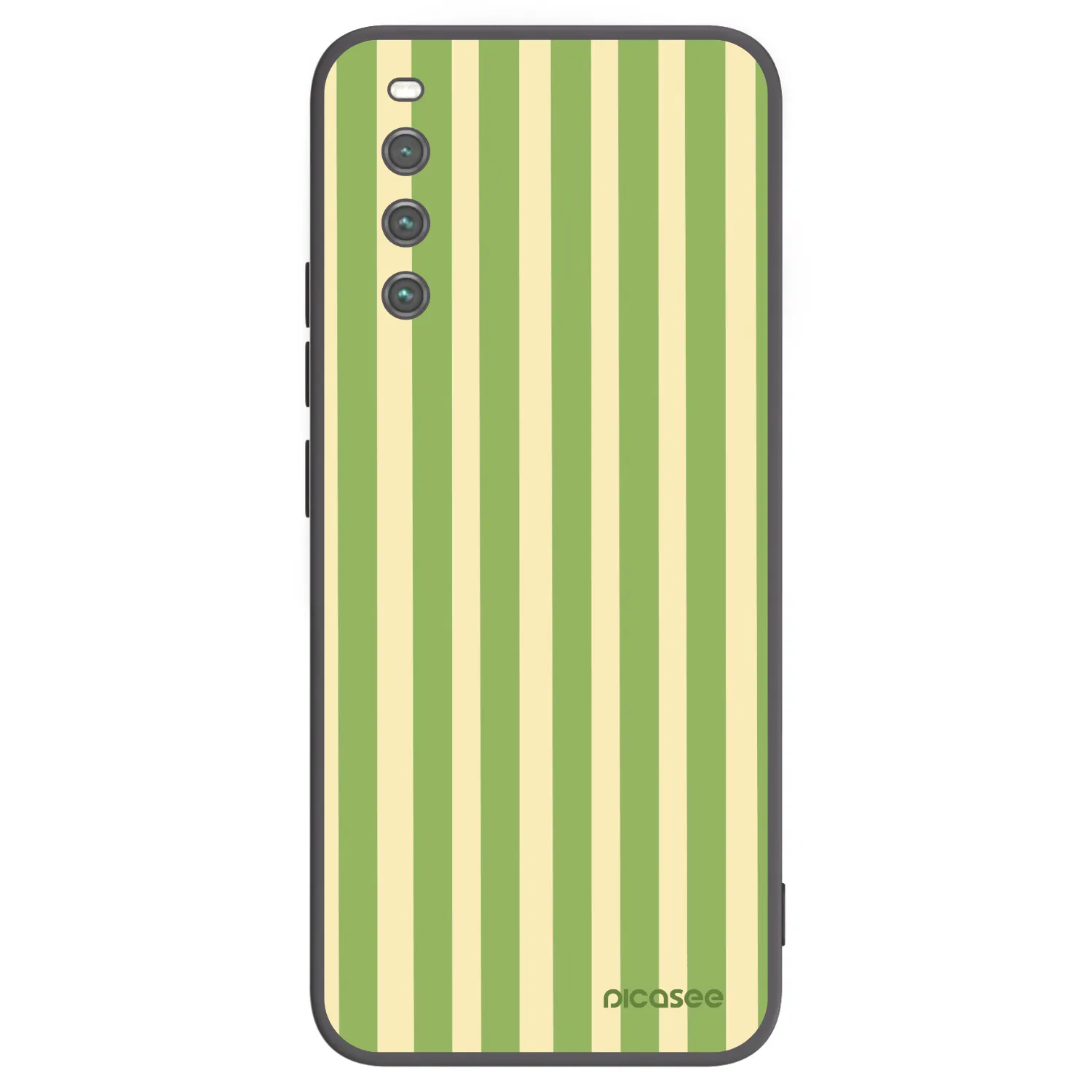 Picasee crna silikonska maskica za Sony Xperia 10 IV 5G - Lines Matcha