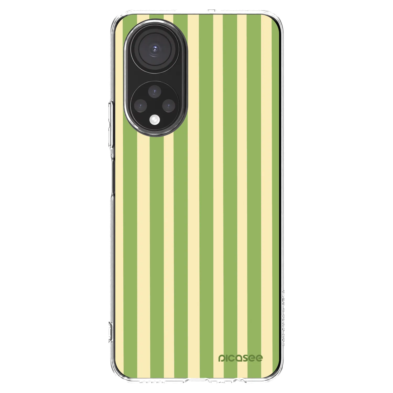 Picasee silikonska prozirna maskica za Honor X7 - Lines Matcha
