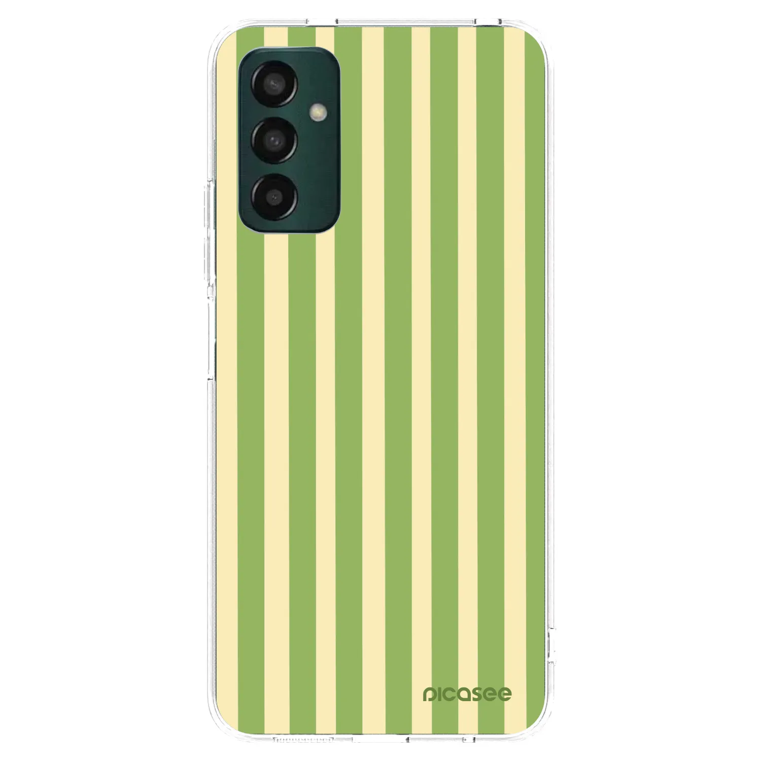 Picasee silikonska prozirna maskica za Samsung Galaxy M23 5G - Lines Matcha