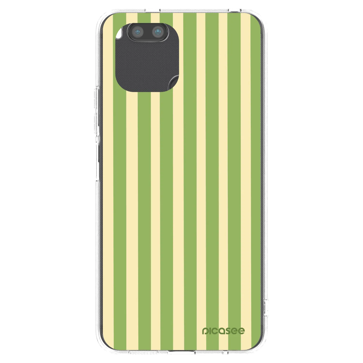 Picasee silikonska prozirna maskica za Xiaomi Redmi A1 - Lines Matcha