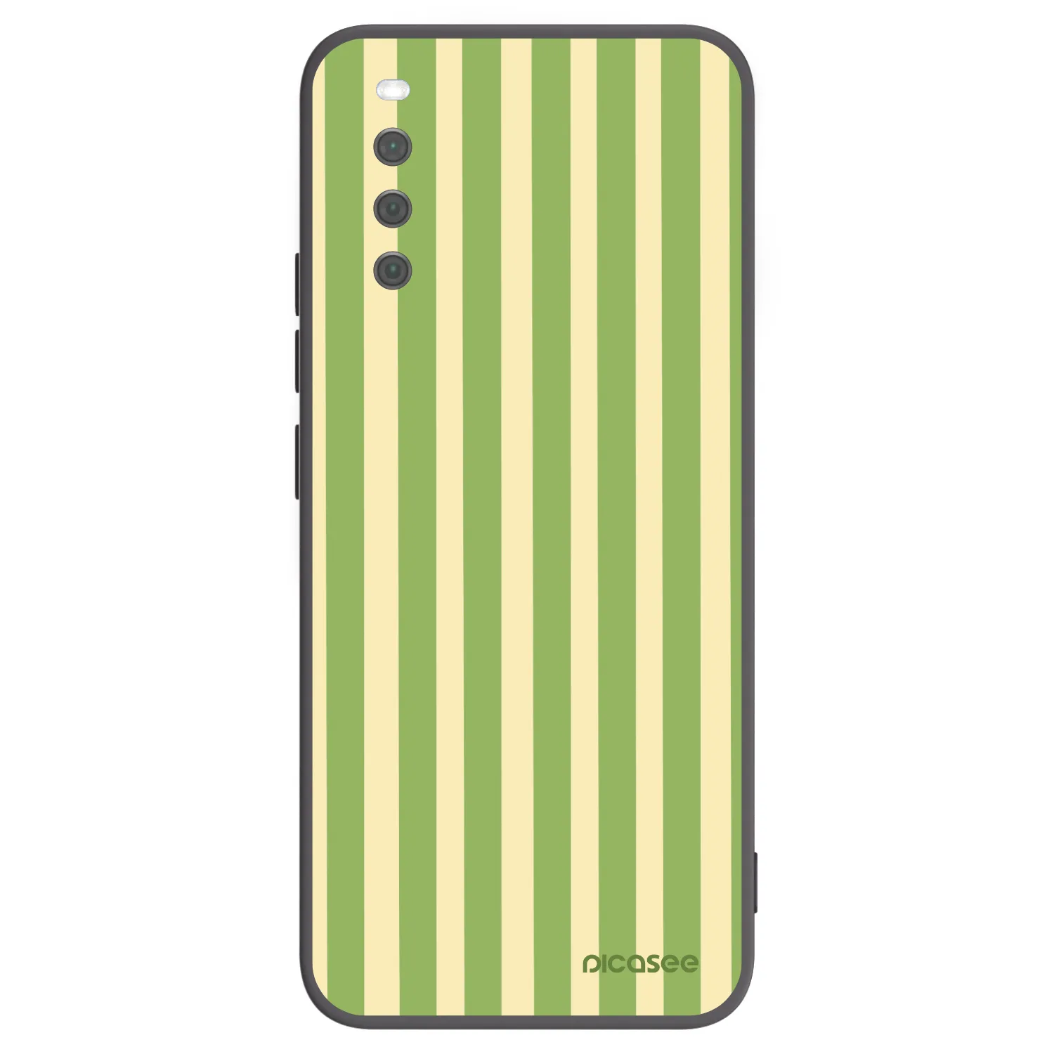Picasee crna silikonska maskica za Sony Xperia 10 III - Lines Matcha