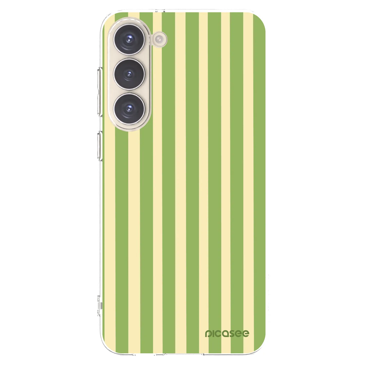 Picasee silikonska prozirna maskica za Samsung Galaxy S23+ 5G - Lines Matcha