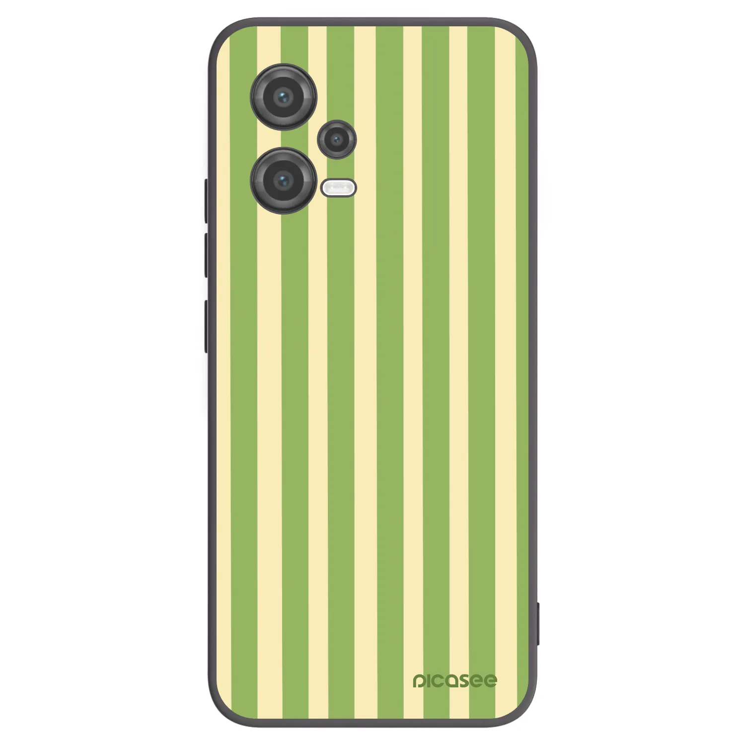 Picasee crna silikonska maskica za Xiaomi Poco X5 - Lines Matcha