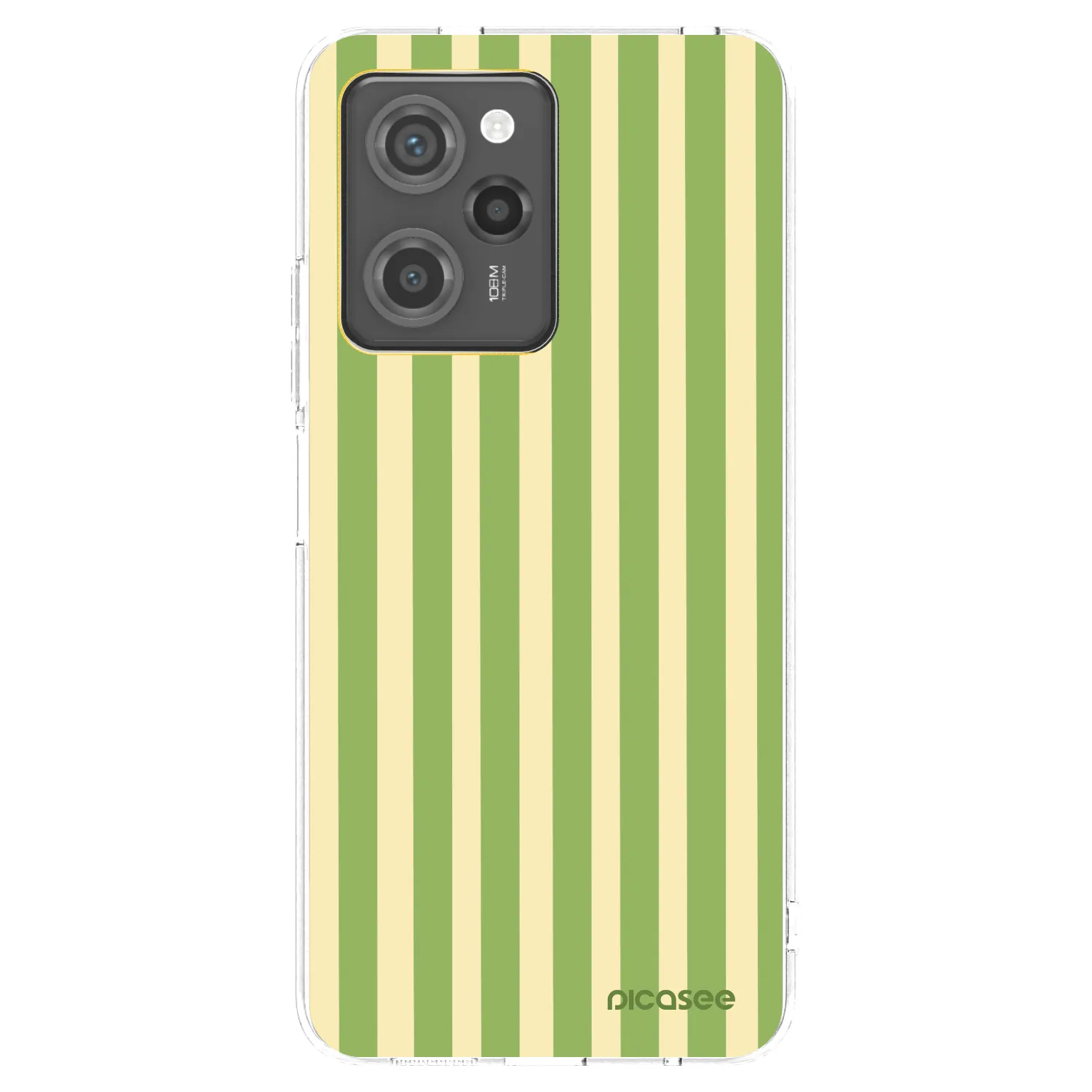 Picasee crna silikonska maskica za Xiaomi Poco X5 Pro - Lines Matcha
