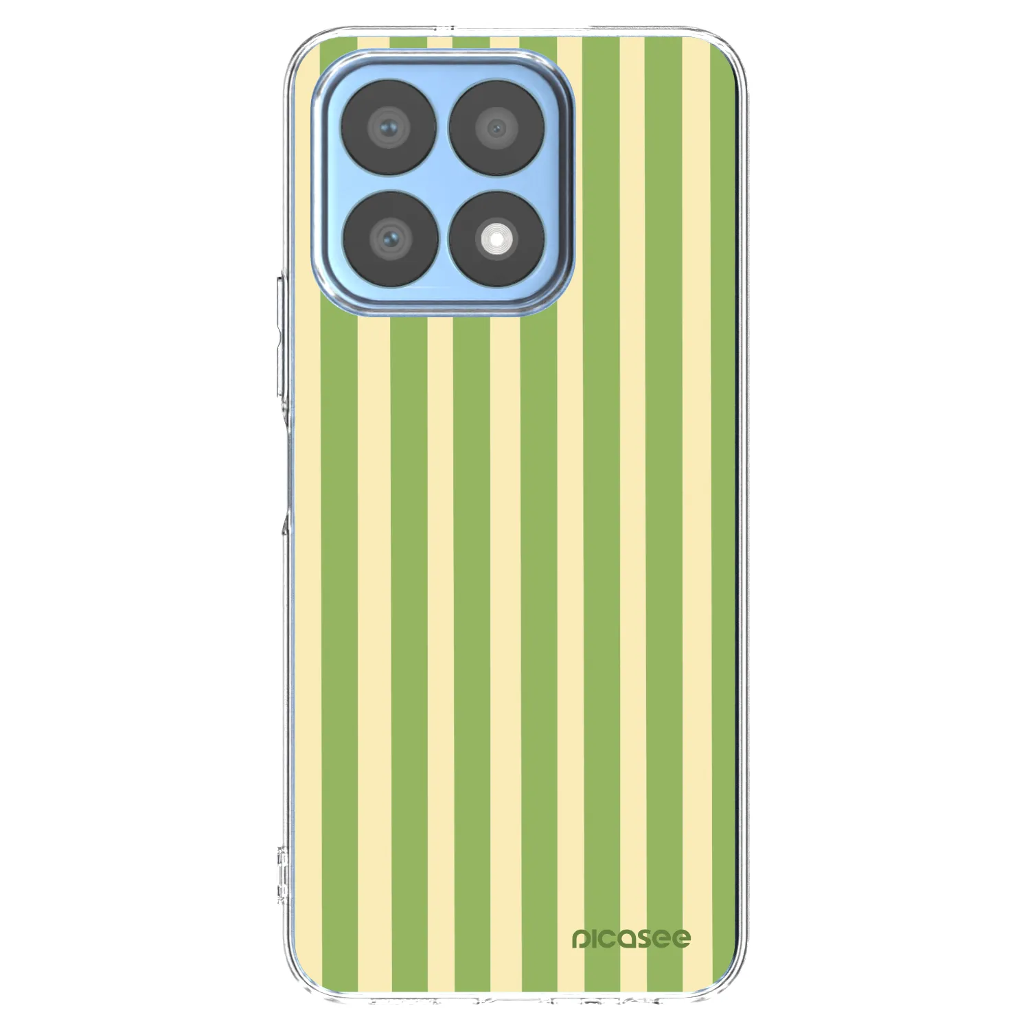 Picasee silikonska prozirna maskica za Honor X8a - Lines Matcha