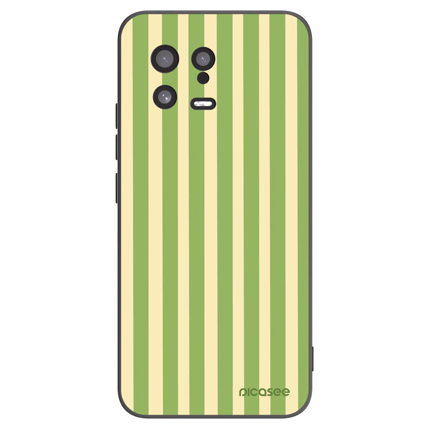 Picasee crna silikonska maskica za Xiaomi 13 - Lines Matcha