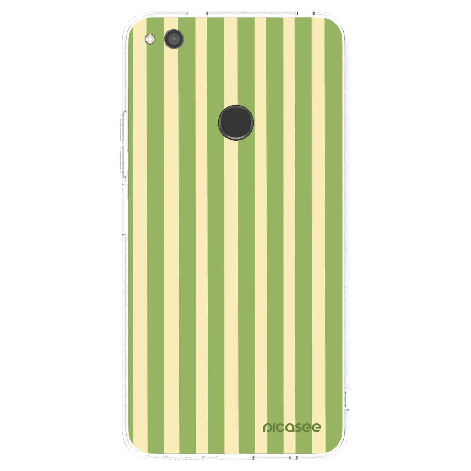 Picasee silikonska prozirna maskica za Huawei P9 Lite 2017 - Lines Matcha
