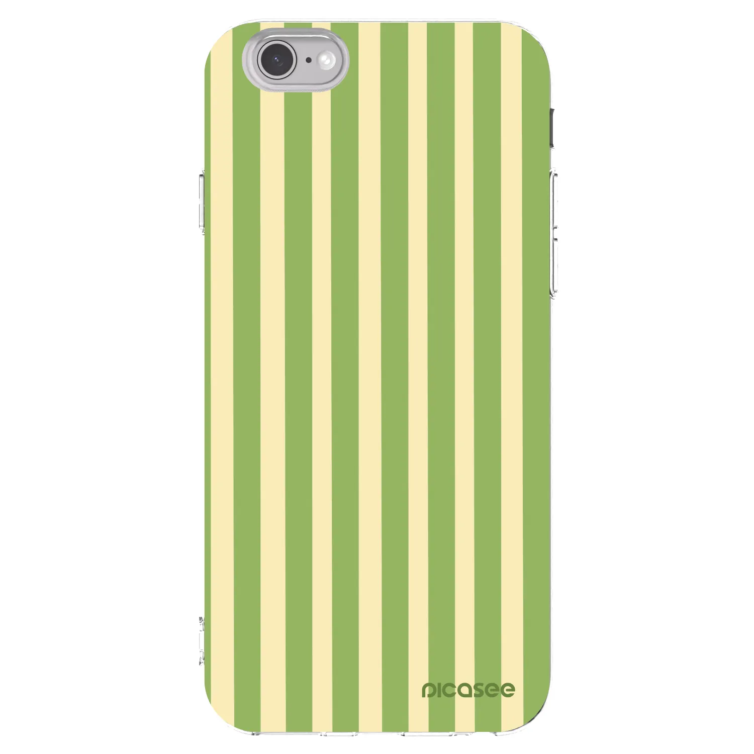 Picasee silikonska prozirna maskica za Apple iPhone 6/6S - Lines Matcha