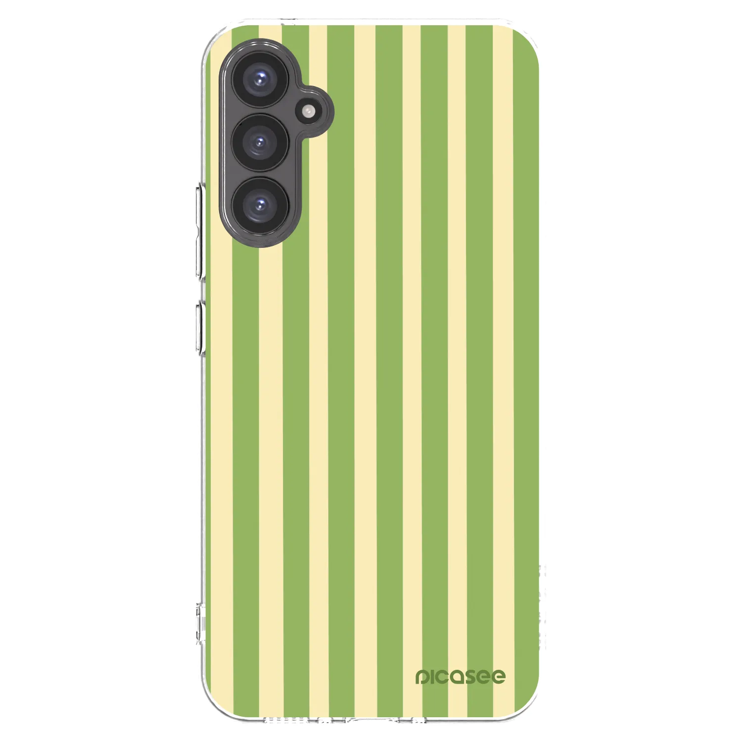 Picasee silikonska prozirna maskica za Samsung Galaxy A34 5G A346B - Lines Matcha