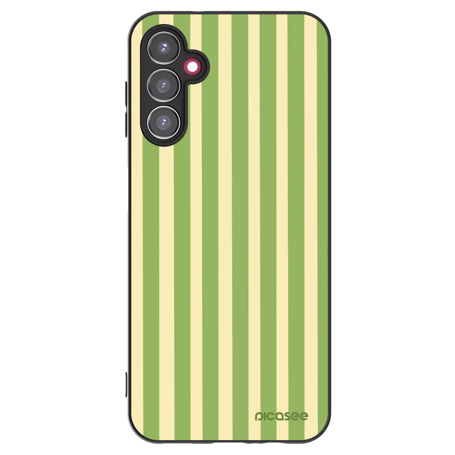 Picasee crna silikonska maskica za Samsung Galaxy A14 5G A146P - Lines Matcha