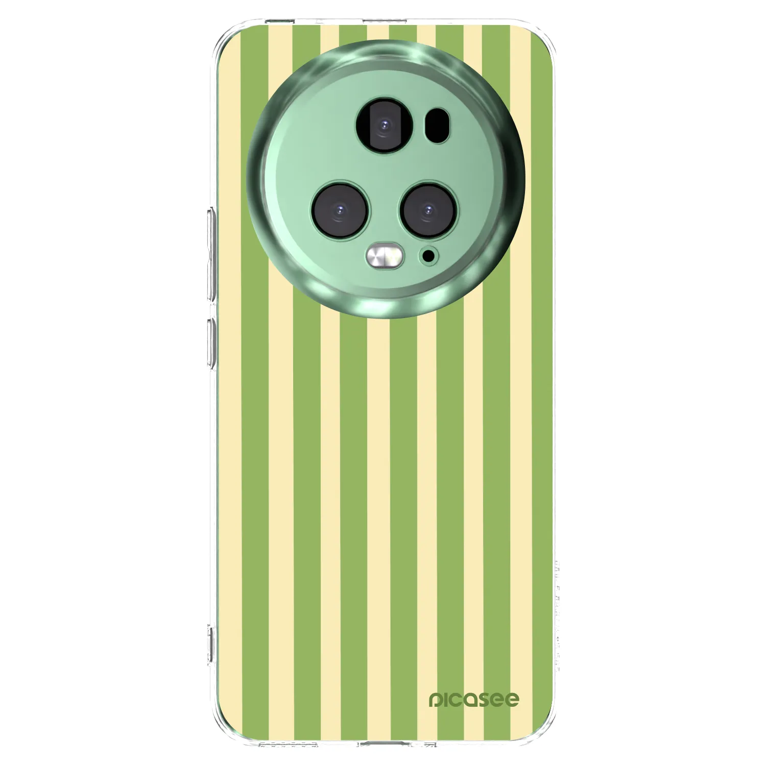 Picasee silikonska prozirna maskica za Honor Magic5 Pro - Lines Matcha