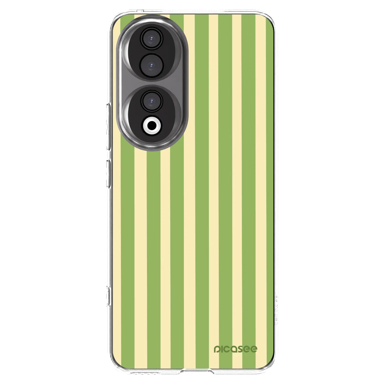 Picasee silikonska prozirna maskica za Honor 90 5G - Lines Matcha