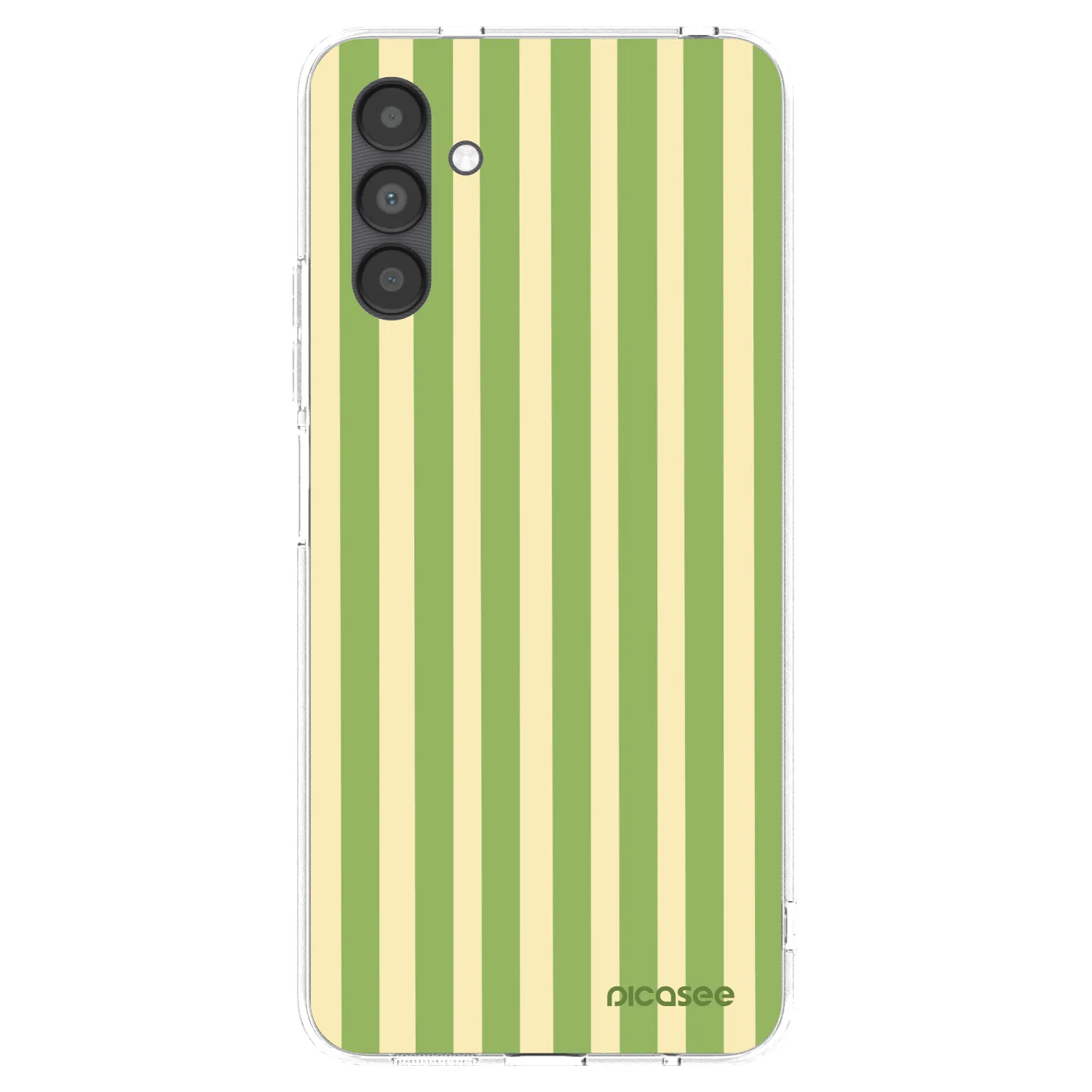 Picasee silikonska prozirna maskica za Samsung Galaxy A04s A047F - Lines Matcha