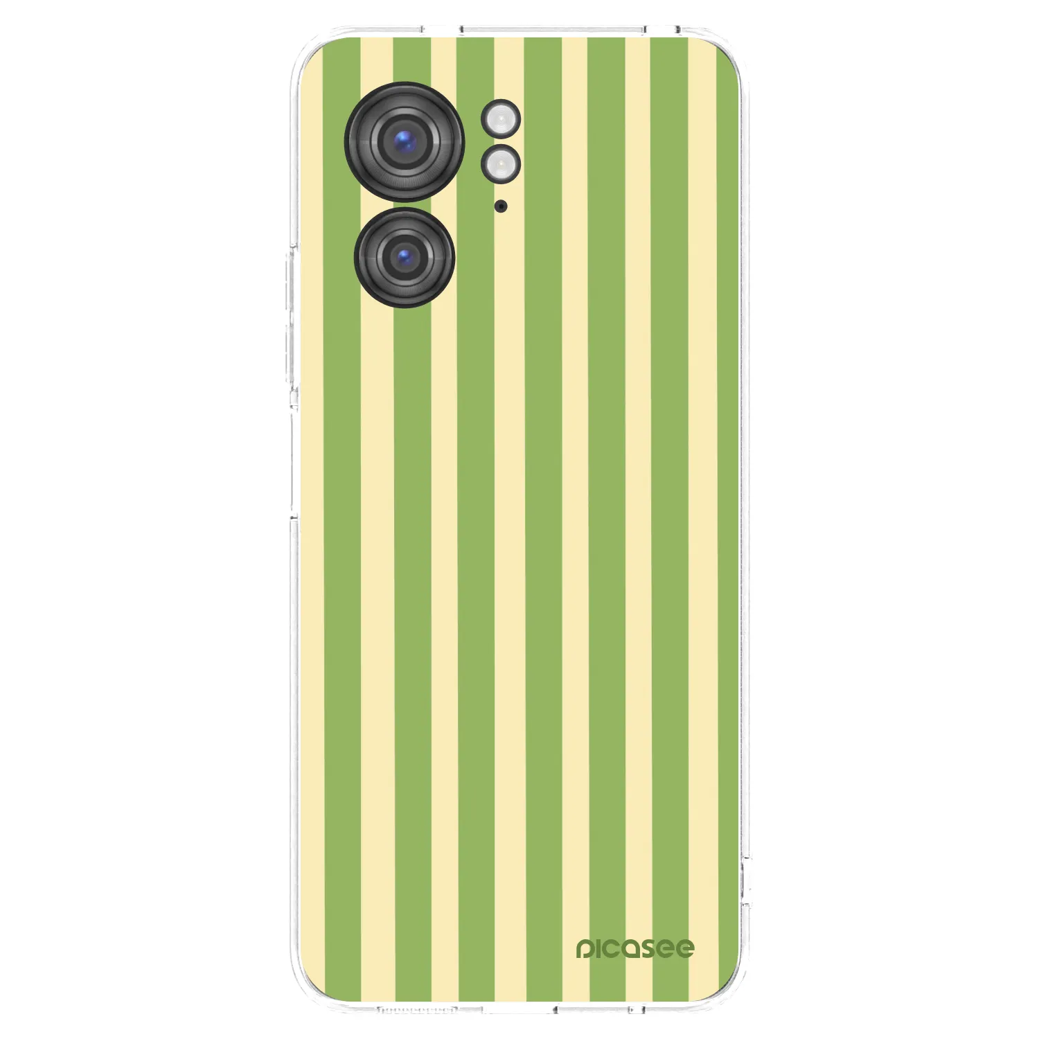 Picasee silikonska prozirna maskica za Motorola Edge 40 - Lines Matcha