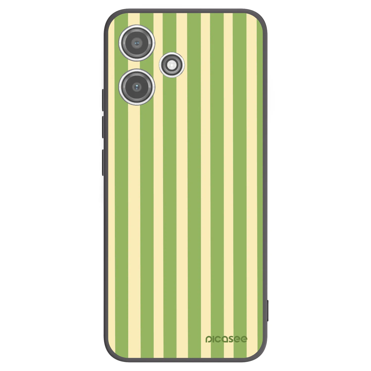 Picasee crna silikonska maskica za Xiaomi Redmi 12 5G - Lines Matcha