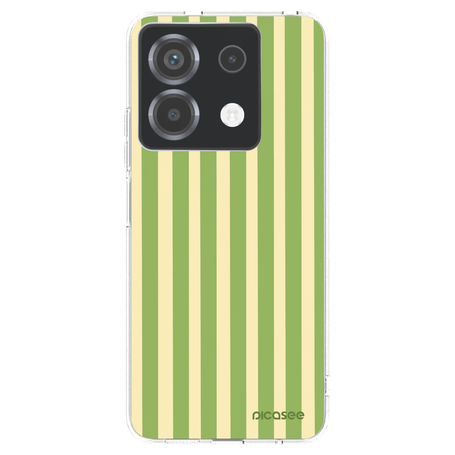 Picasee silikonska prozirna maskica za Xiaomi Poco X6 - Lines Matcha
