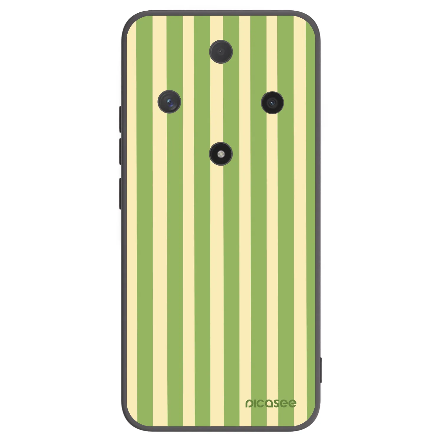 Picasee crna silikonska maskica za Honor Magic6 Lite 5G - Lines Matcha