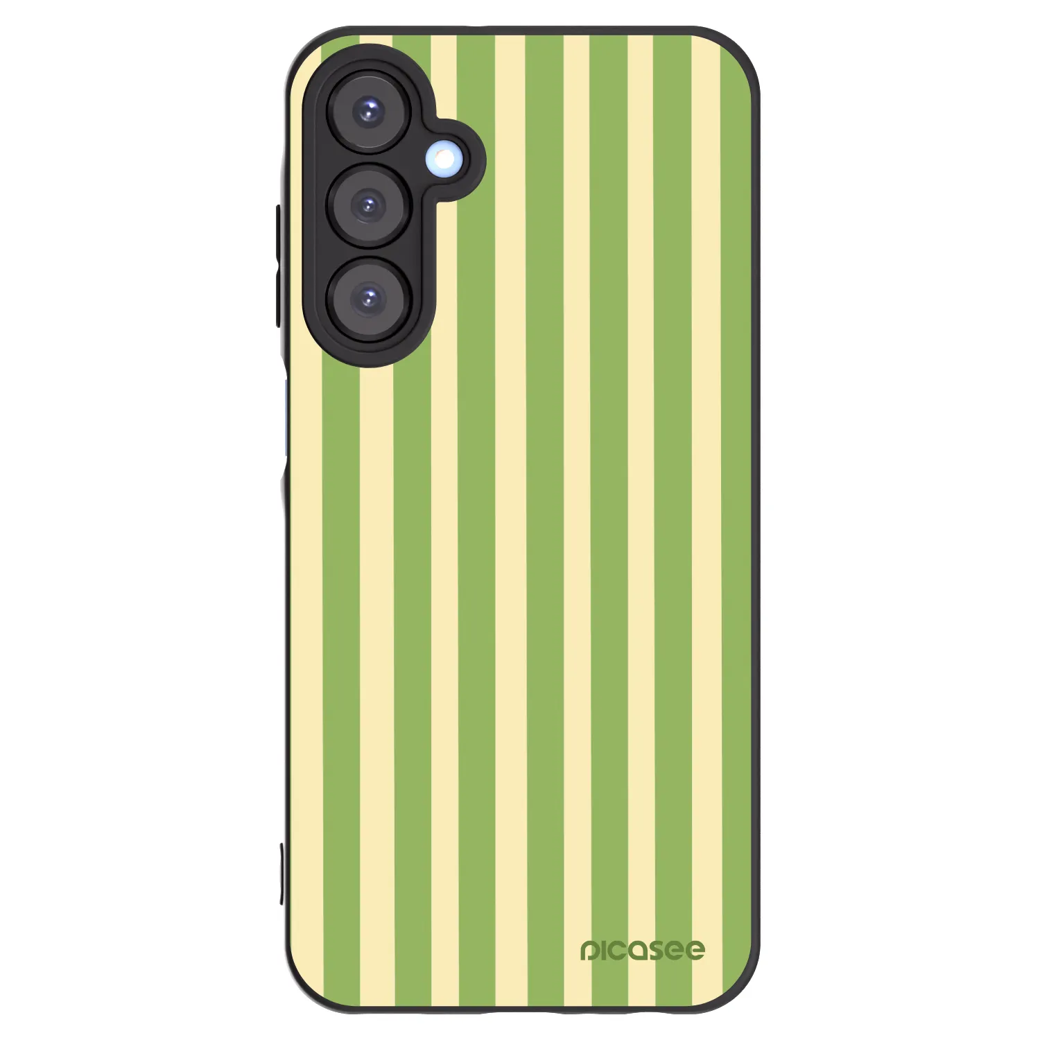 Picasee crna silikonska maskica za Samsung Galaxy A25 A256B 5G - Lines Matcha