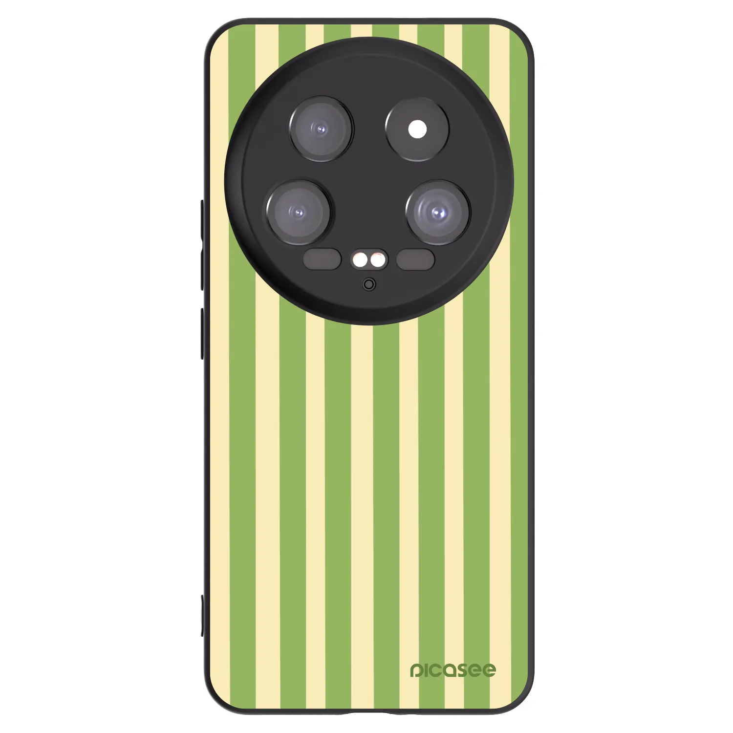 Picasee crna silikonska maskica za Xiaomi 14 Ultra - Lines Matcha