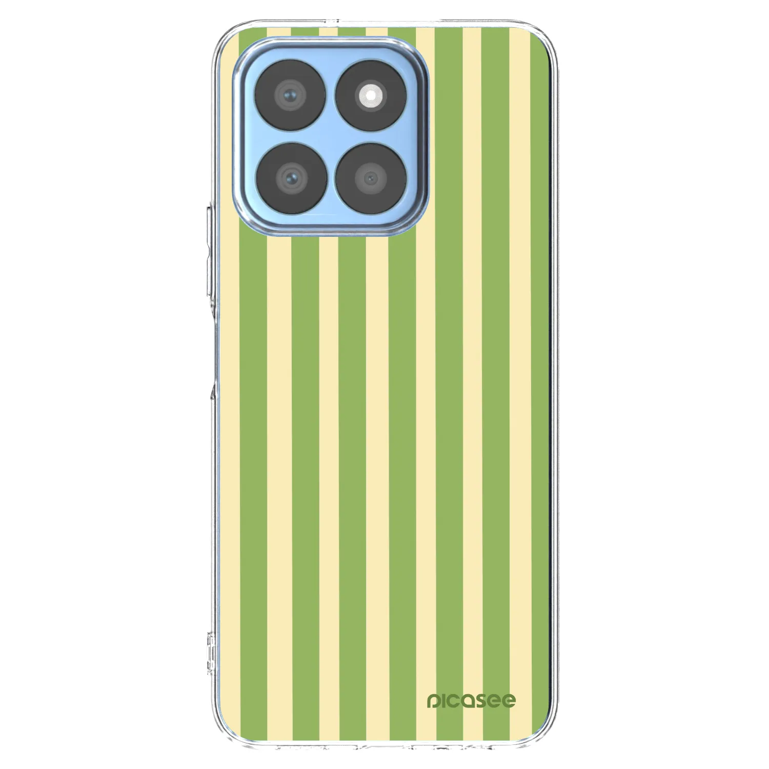 Picasee silikonska prozirna maskica za Honor X8b - Lines Matcha