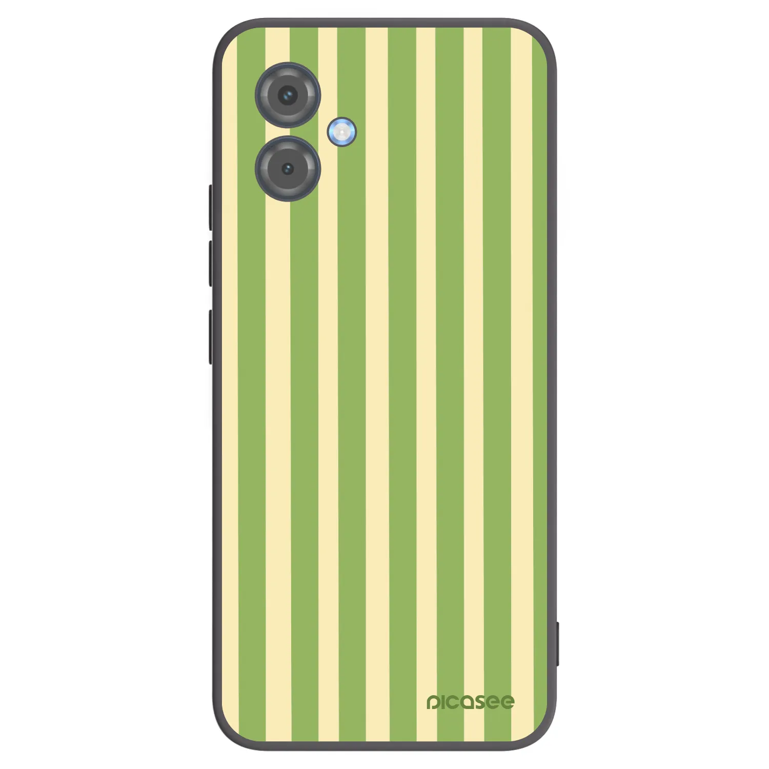 Picasee crna silikonska maskica za Motorola Moto G14 - Lines Matcha
