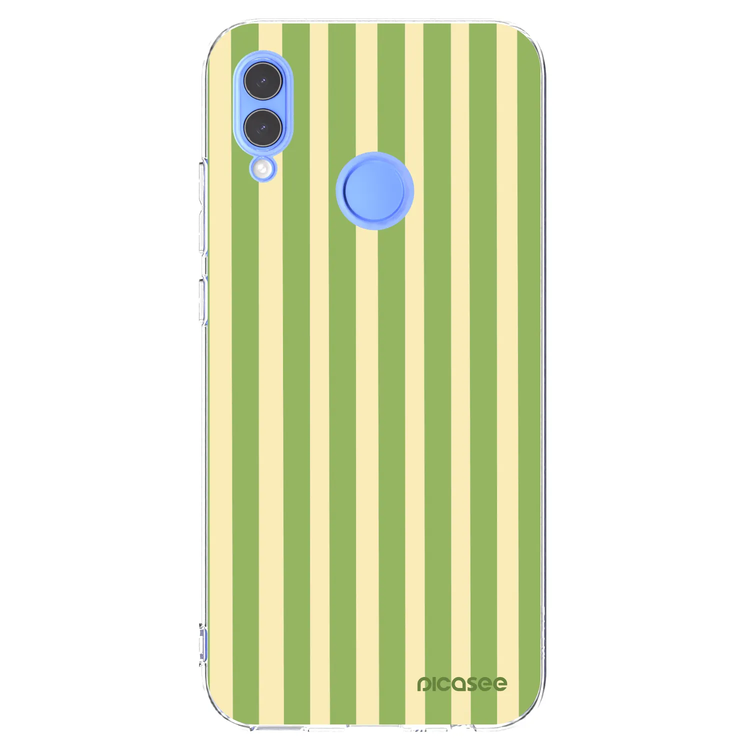 Picasee silikonska prozirna maskica za Huawei P Smart 2019 - Lines Matcha