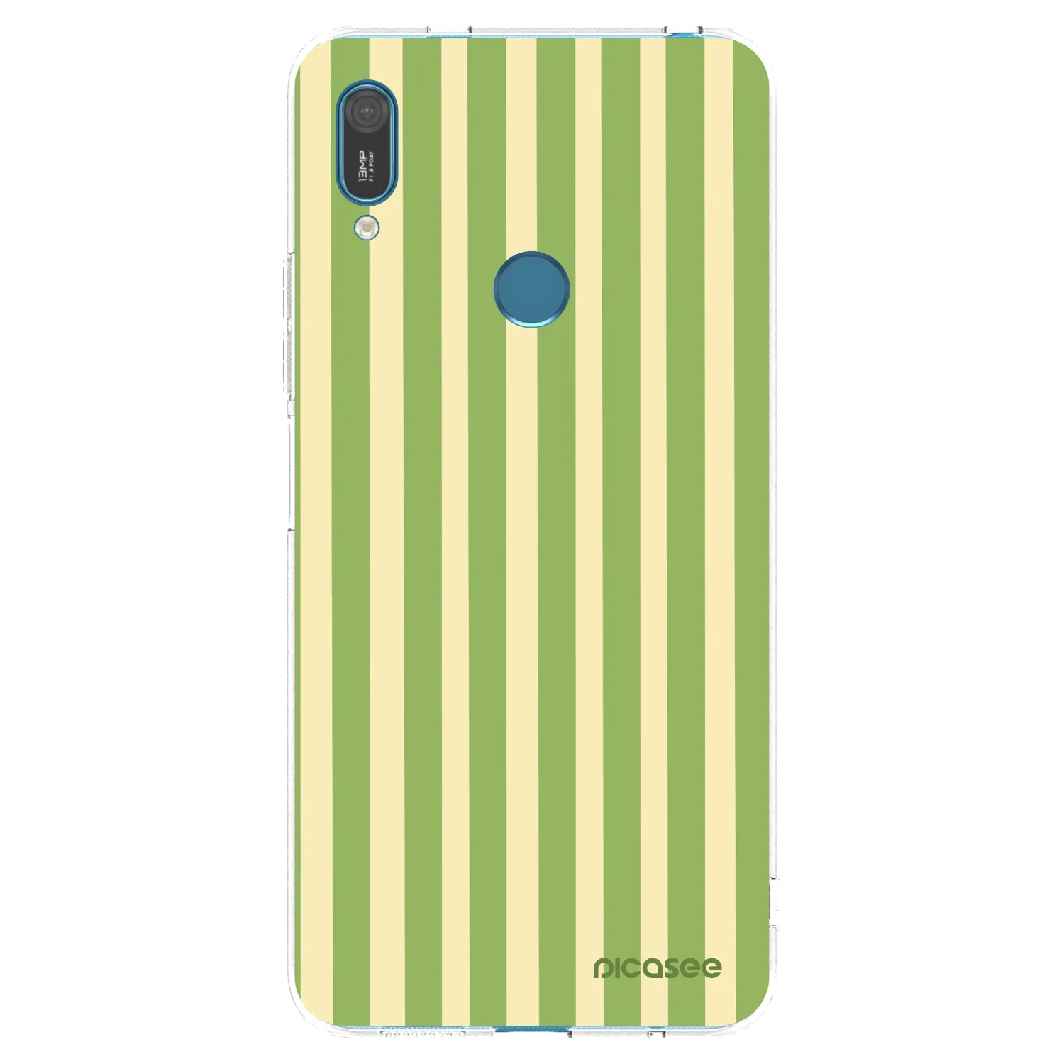 Picasee silikonska prozirna maskica za Huawei Y7 2019 - Lines Matcha