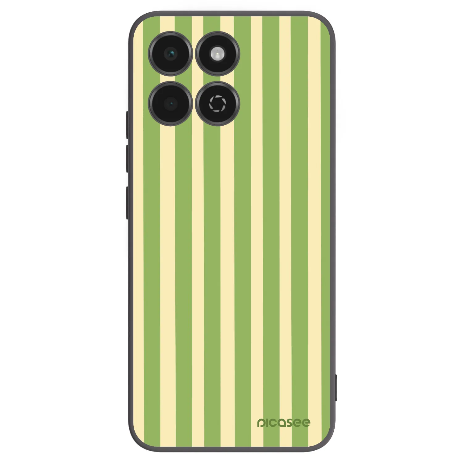 Picasee crna silikonska maskica za Honor 200 Smart 5G - Lines Matcha