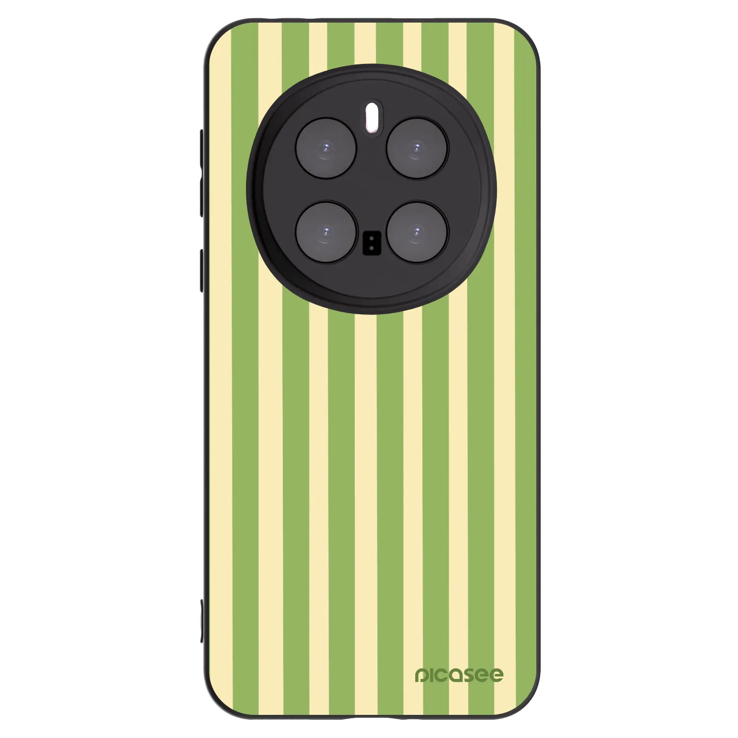 Picasee crna silikonska maskica za Honor Magic7 Pro 5G - Lines Matcha
