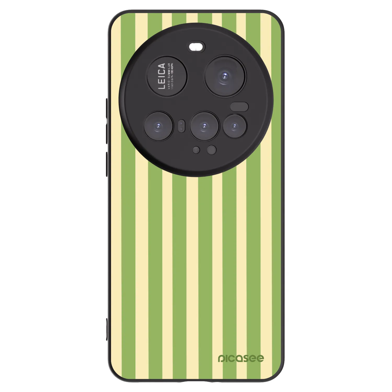 Picasee crna silikonska maskica za Xiaomi 15 Ultra - Lines Matcha