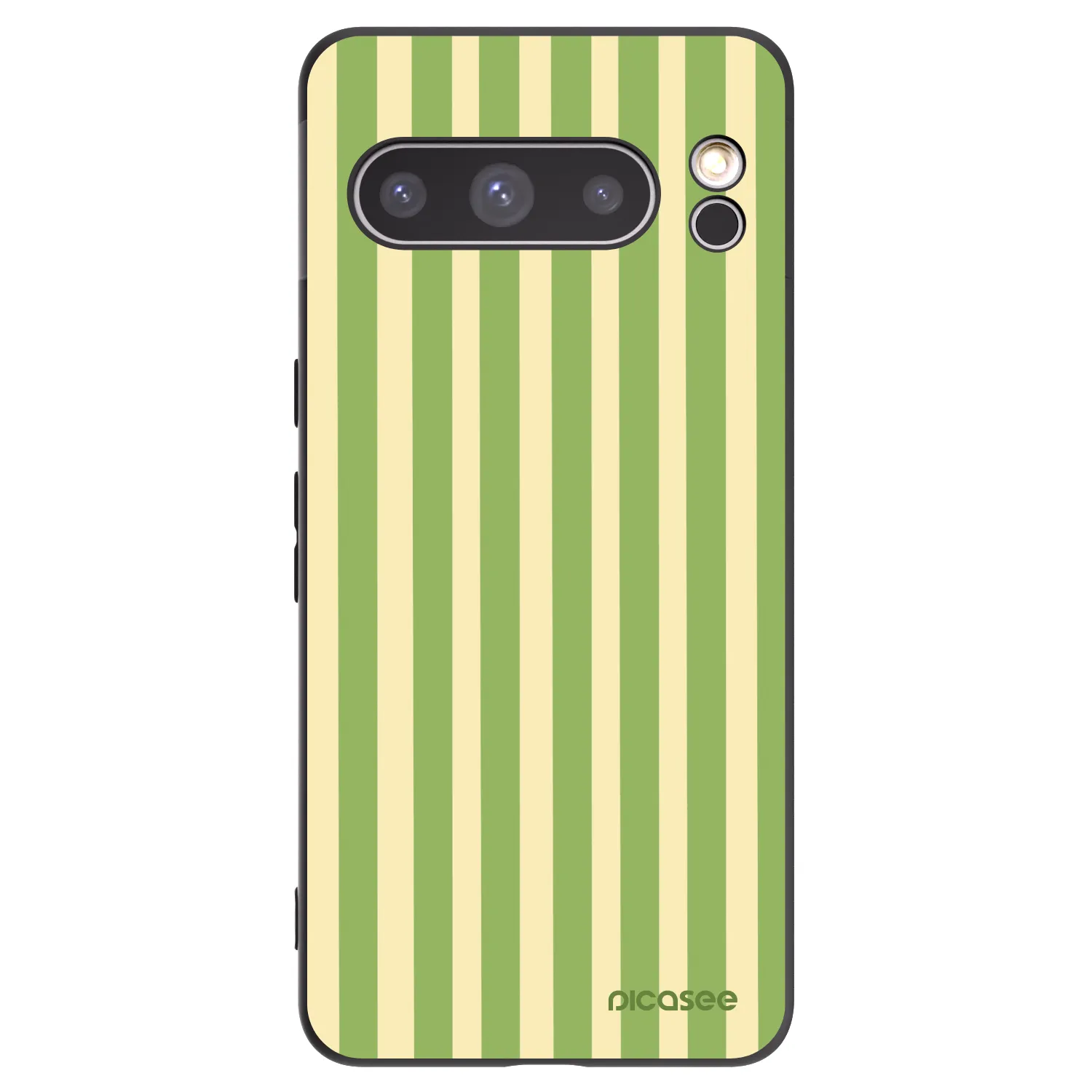 Picasee crna silikonska maskica za Google Pixel 8 Pro - Lines Matcha