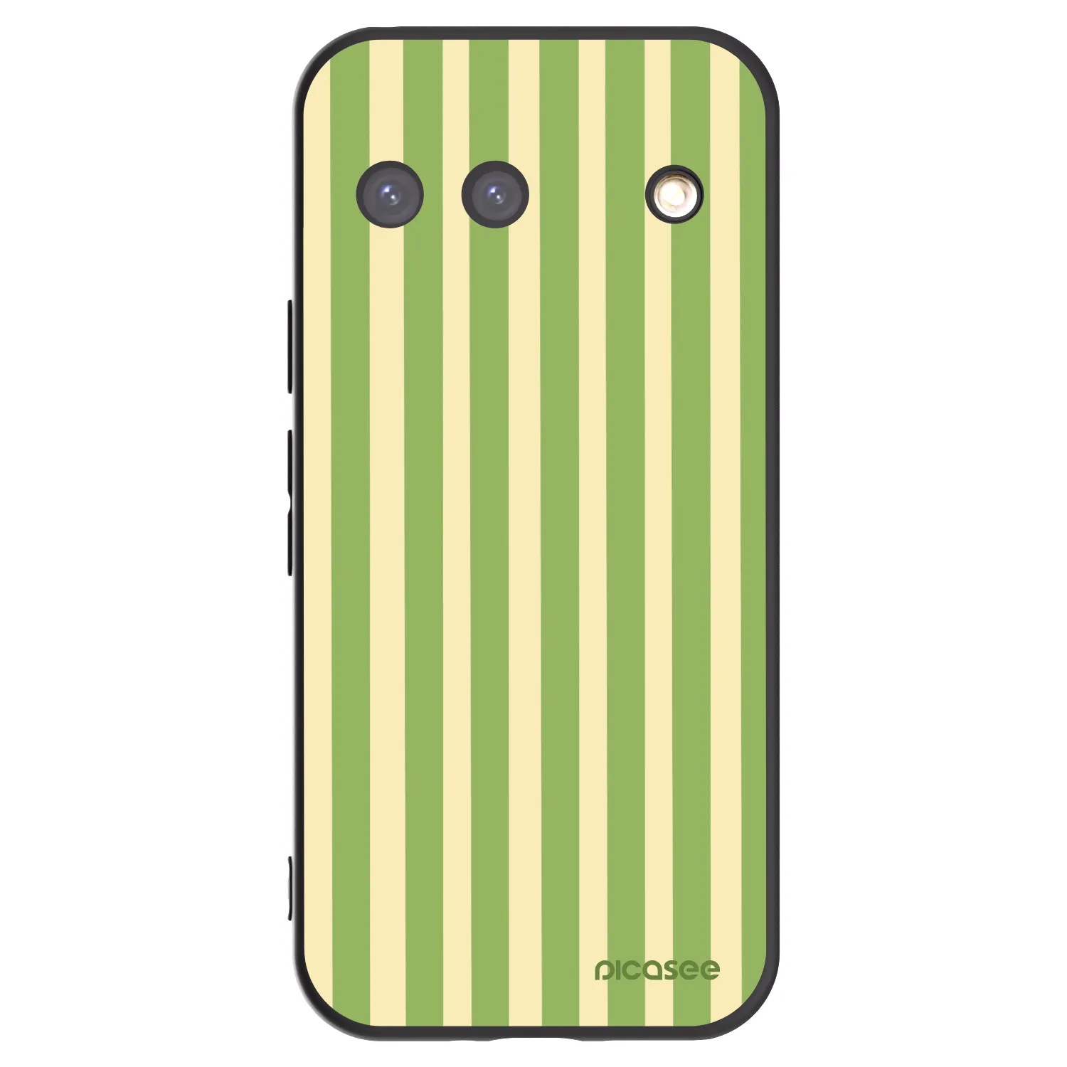 Picasee crna silikonska maskica za Google Pixel 9 - Lines Matcha