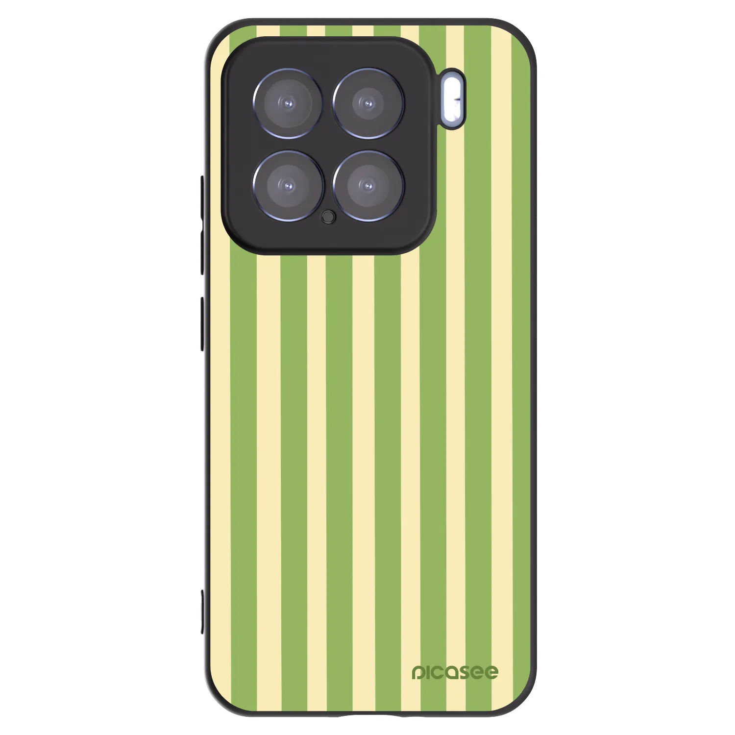 Picasee crna silikonska maskica za Xiaomi 15 - Lines Matcha