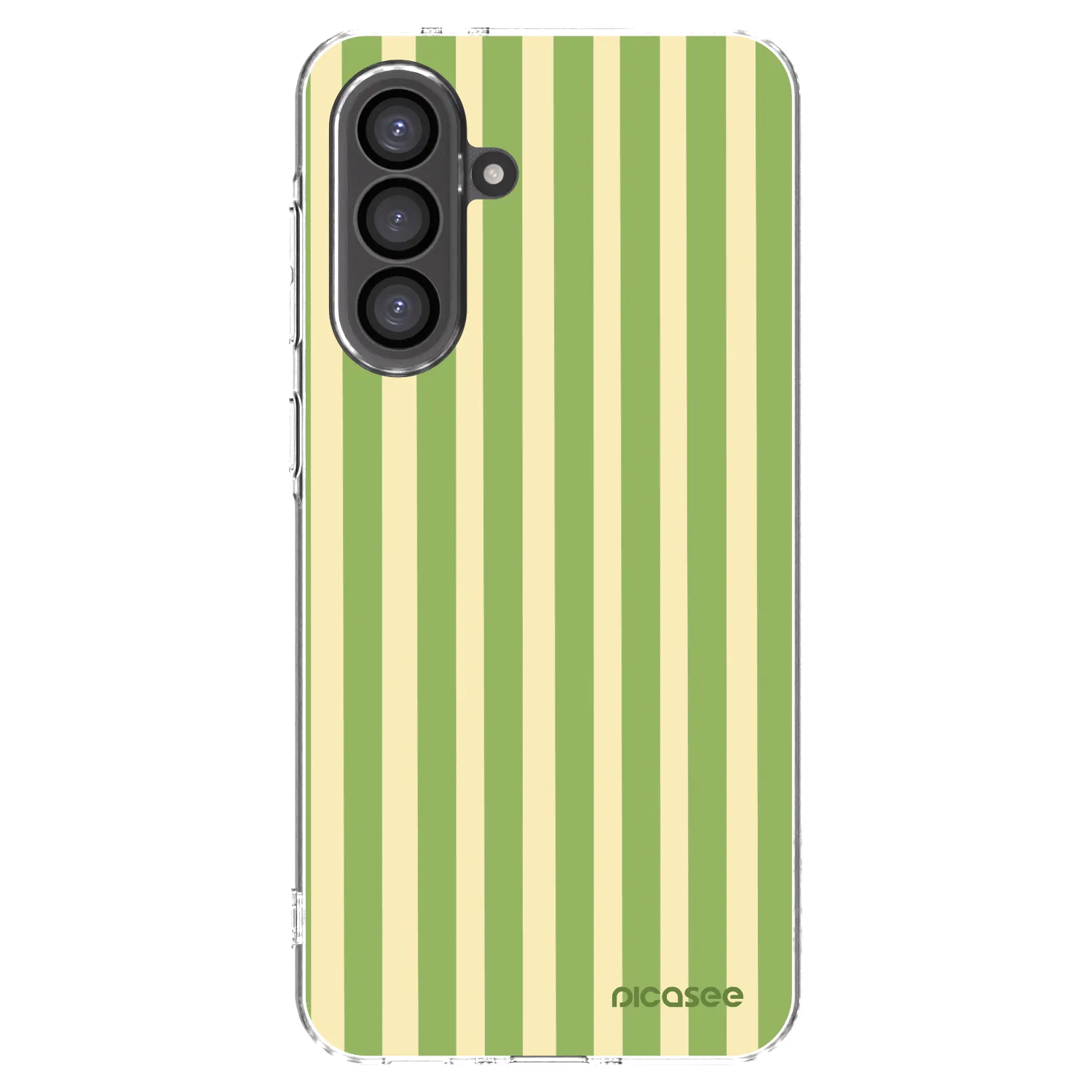 Picasee silikonska prozirna maskica za Samsung Galaxy A36 5G - Lines Matcha