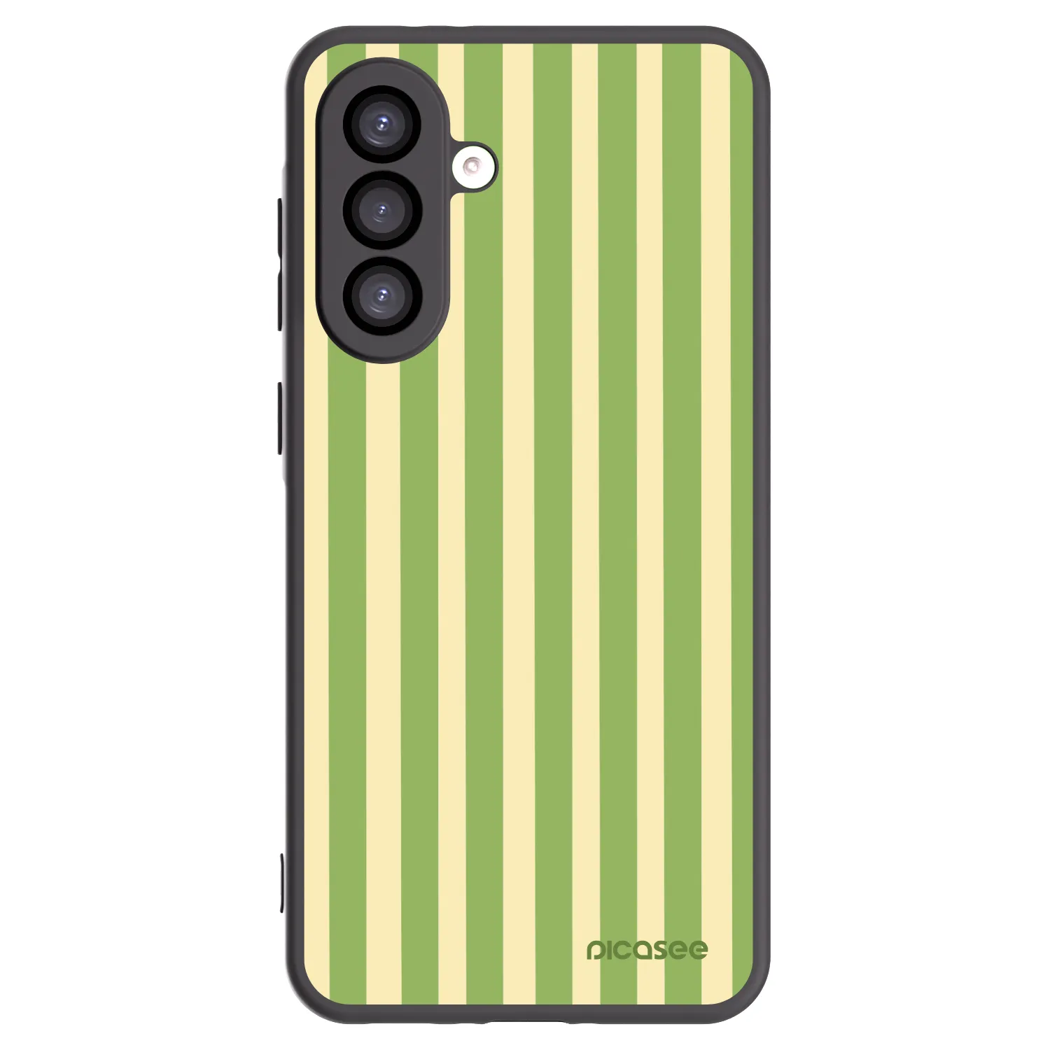 Picasee crna silikonska maskica za Samsung Galaxy A26 5G A266B - Lines Matcha