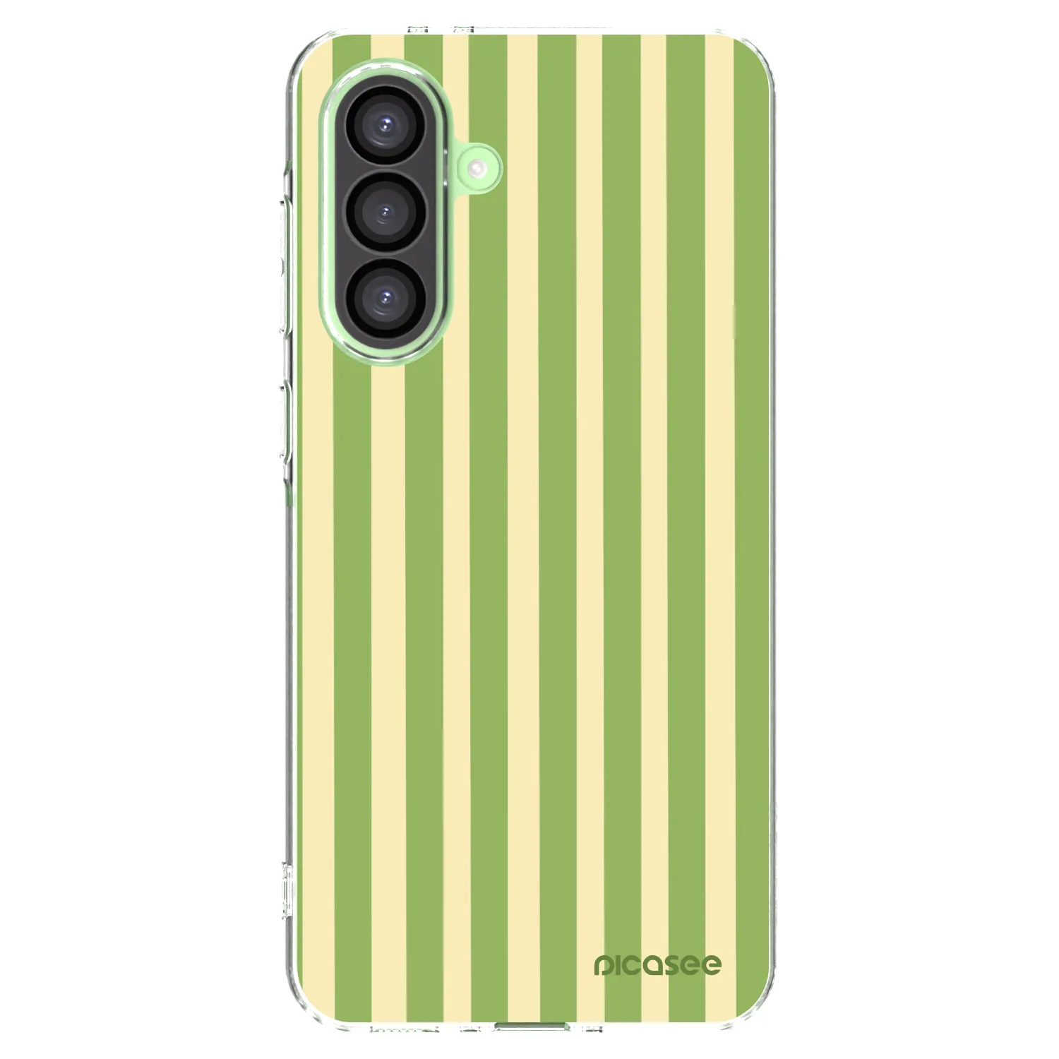 Picasee silikonska prozirna maskica za Samsung Galaxy A26 5G A266B - Lines Matcha
