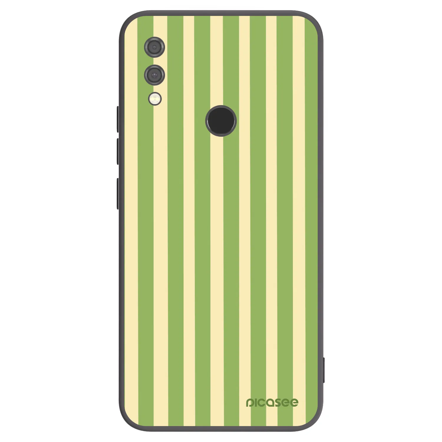 Picasee crna silikonska maskica za Xiaomi Redmi Note 7 - Lines Matcha