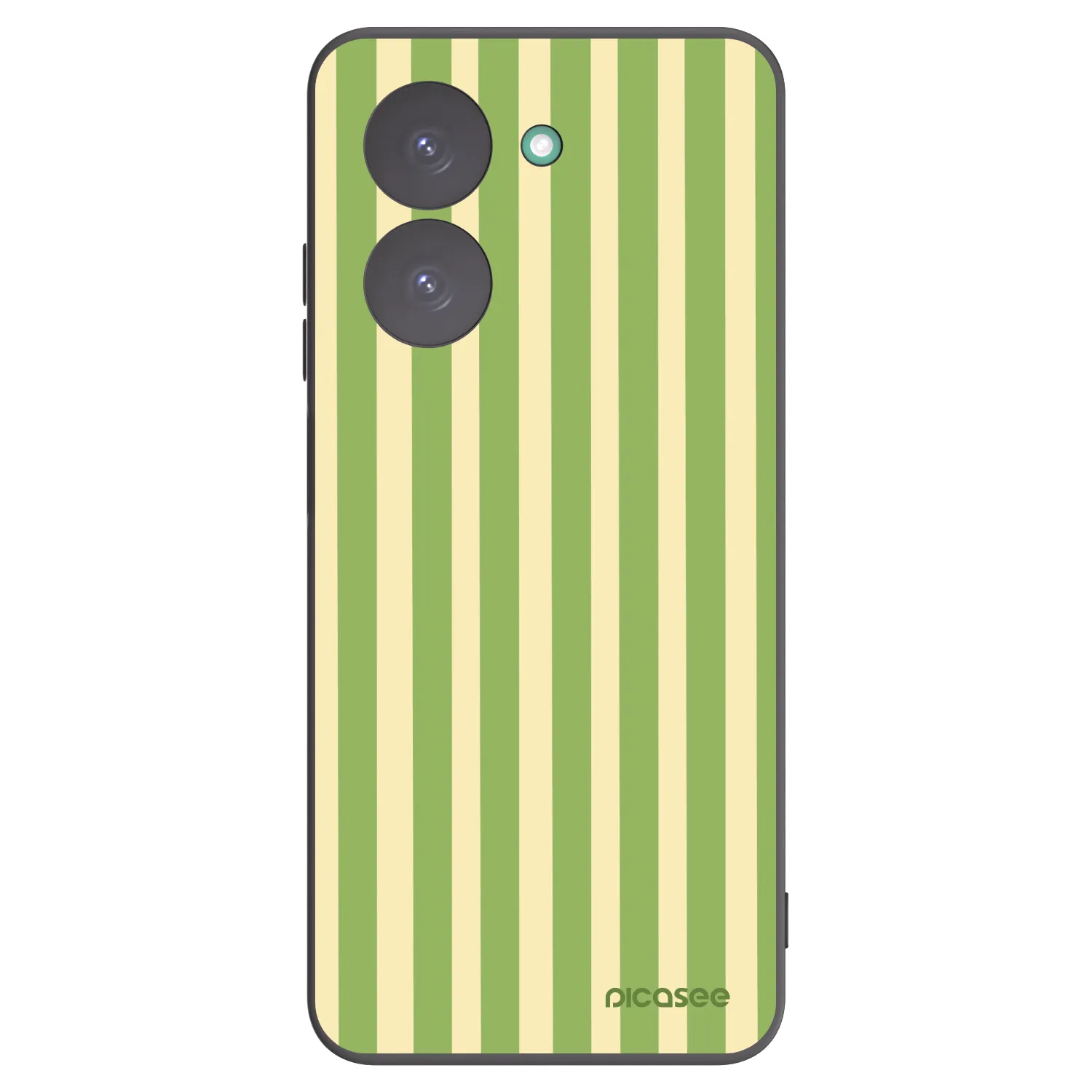 Picasee crna silikonska maskica za Xiaomi Redmi A5 - Lines Matcha